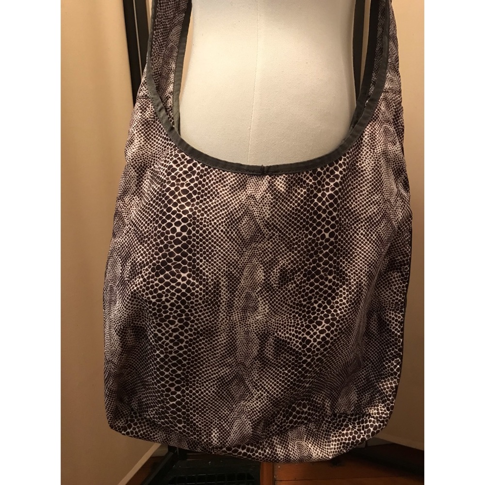 Lesportsac Python Crossbody Messenger Tote New - image 4